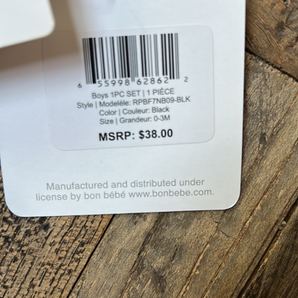 Rosie Pope Baby Boy Black Jeans Suspenders Appliqués NWT Size 0-3 months - Picture 5 of 10